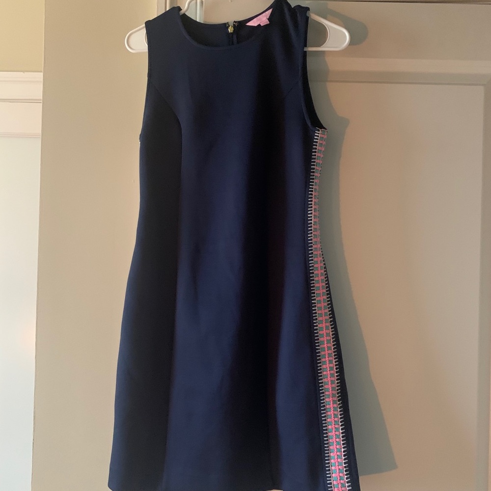 Lilly Pulitzer Navy Mila Shift Dress - Picture 3 of 10